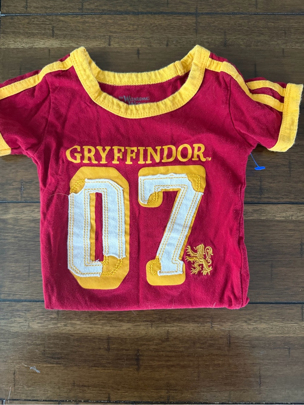 Gryffindor baby Red & Gold Short Sleeve Tee Harry Potter